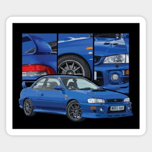 gc8 p1 art car rally graphic spoiler forged Sticker